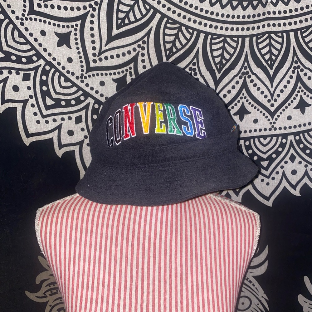Converse Pride Black Bucket Hat